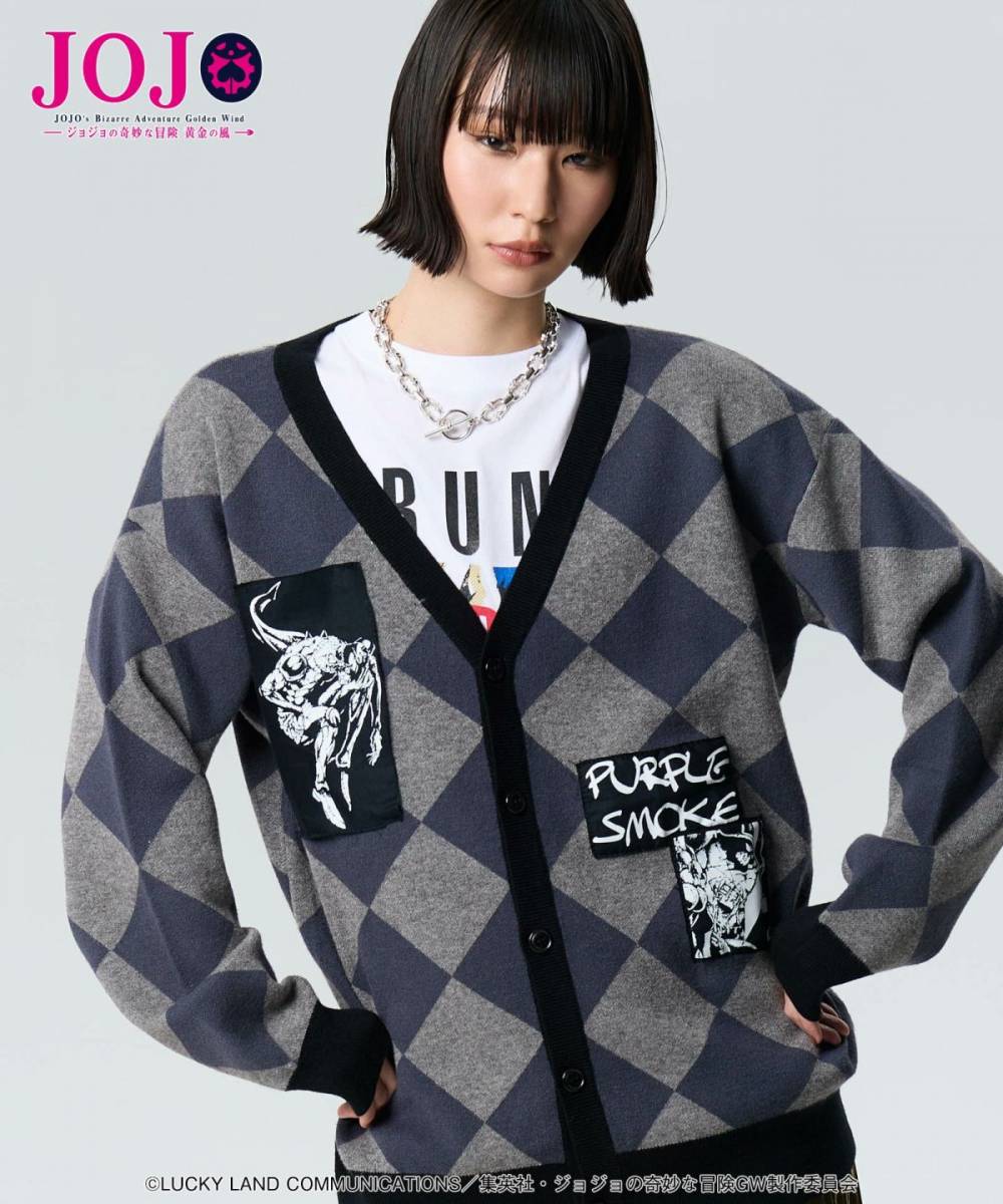 【予約商品】glamb(グラム)GB0125/JJ10 : Pannacotta Fugo’s Stand Cardigan - Black
