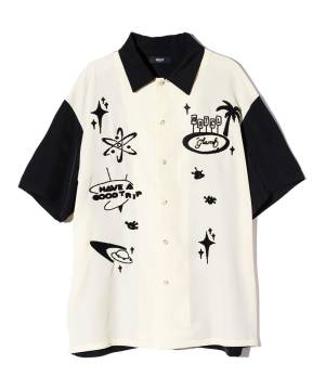 【予約商品】glamb (グラム)GB0224/SH02 : Good Trip Shirt / グッドトリップシャツ - Black