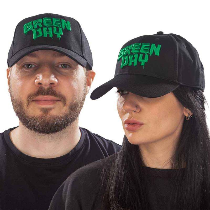 【予約商品】GREEN DAY Unisex Baseball Cap: Dripping Logo (Black) - BLACK