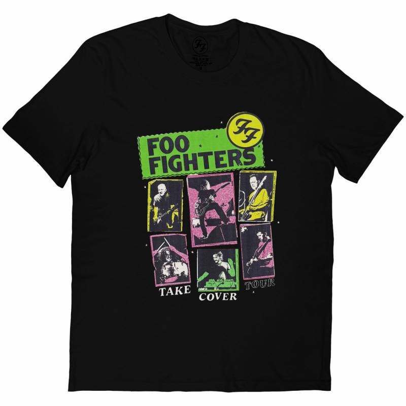 【予約商品】FOO FIGHTERS バンドTシャツ ユニセックス: Take Cover Tour (Black)
