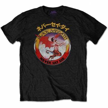 【予約商品】BLACK SABBATH バンドTシャツ ユニセックス: Reversed Logo - BLACK