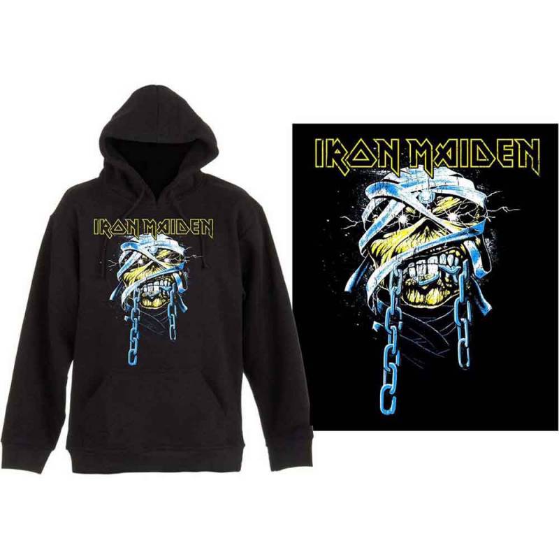【予約商品】IRON MAIDEN Unisex Pullover Hoodie: Powerslave (Black)