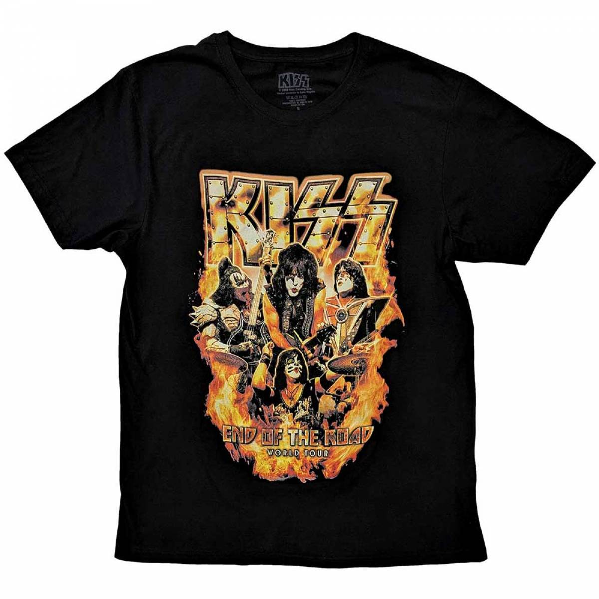 予約商品】KISS バンドTシャツ ユニセックス: End Of The Road