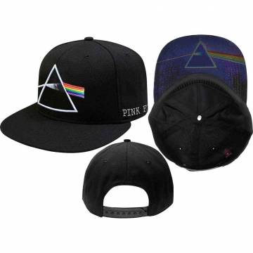 【予約商品】PINK FLOYD Unisex Snapback Cap: Dark Side of the Moon (Black) - BLACK