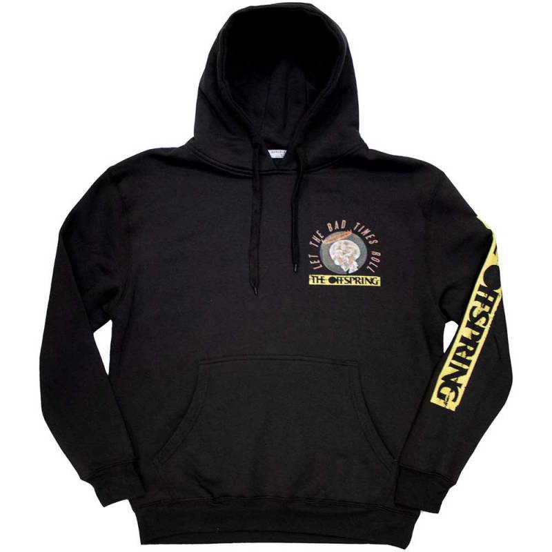 【予約商品】THE OFFSPRING Unisex Pullover Hoodie: Bad Times (Black) (Sleeve Print)