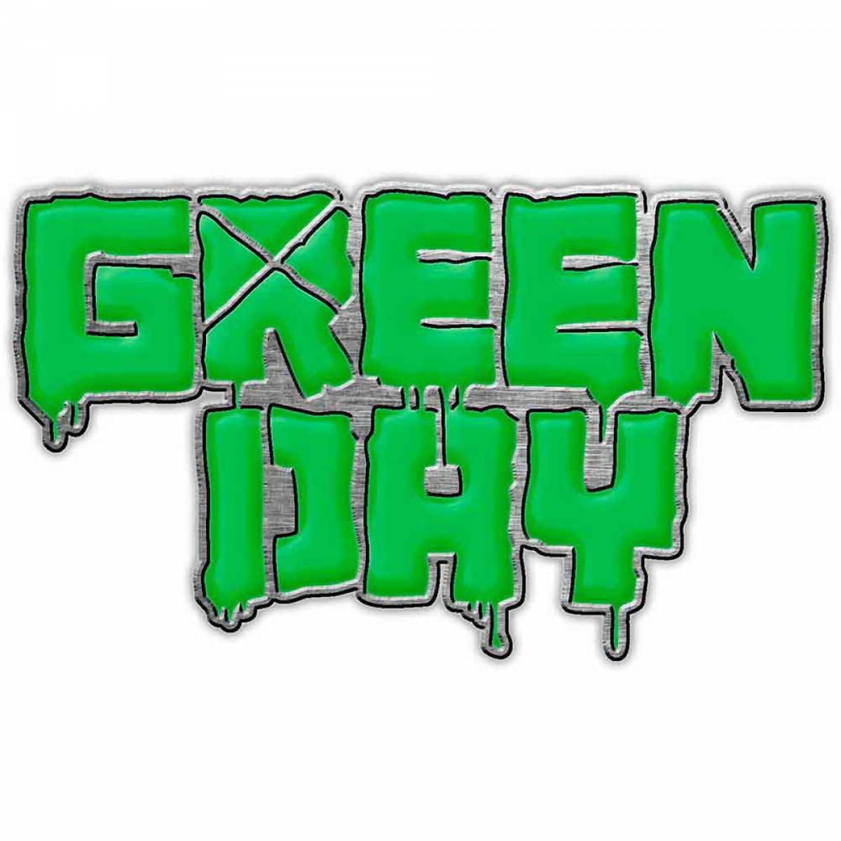 【予約商品】GREEN DAY Pin Badge: Logo (Enamel In-Fill)