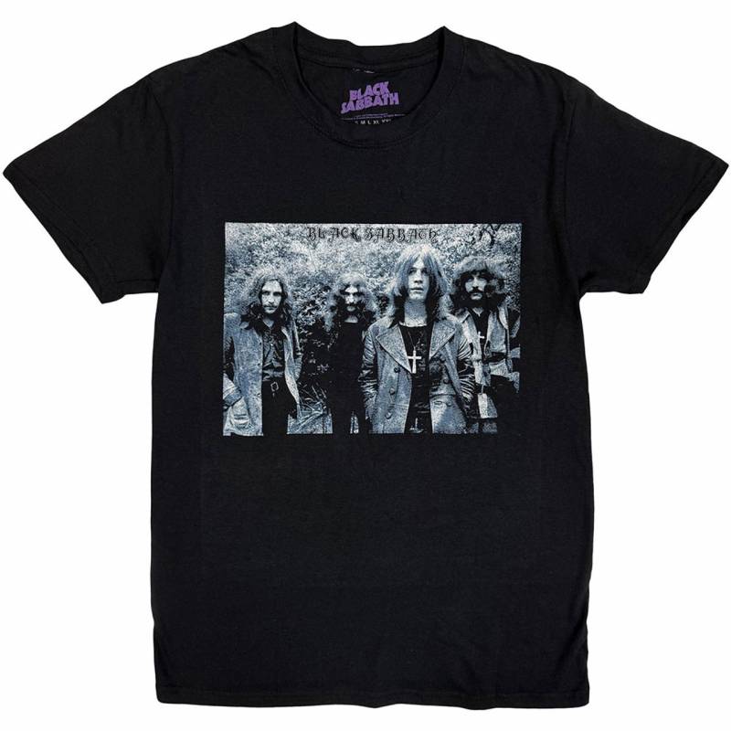 【予約商品】BLACK SABBATH バンドTシャツ ユニセックス: Group Shot (Black)