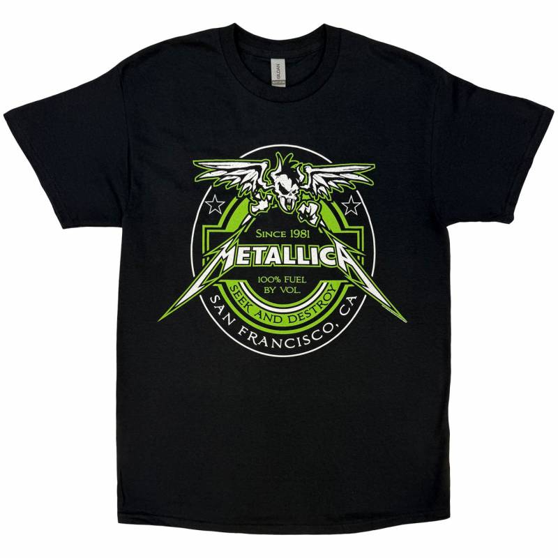 【予約商品】METALLICA バンドTシャツ ユニセックス: Fuel (Black)