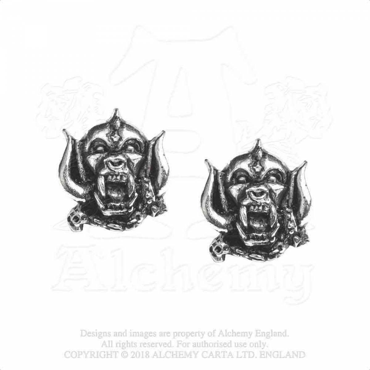 【予約商品】MOTORHEAD Stud Earrings: War Pig