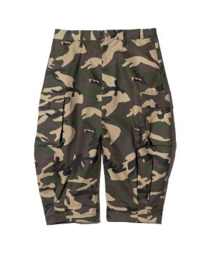 【予約商品】glamb(グGB0125/P04 : Cropped Sarrouel Cargo Pants / クロップドサルエルカーゴパンツ - Khaki