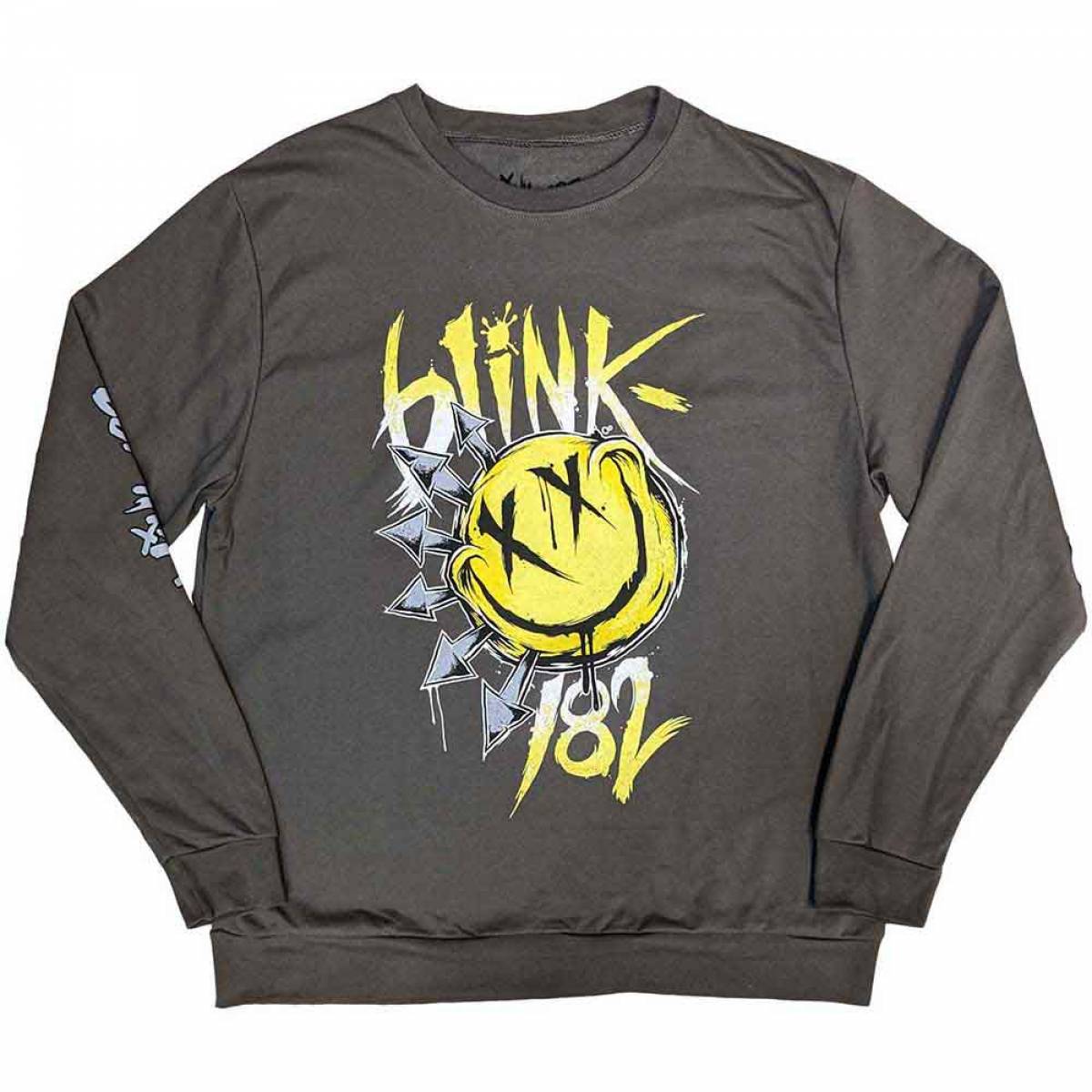 【予約商品】BLINK-182 Unisex Sweatshirt: Big Smile (Sleeve Print)