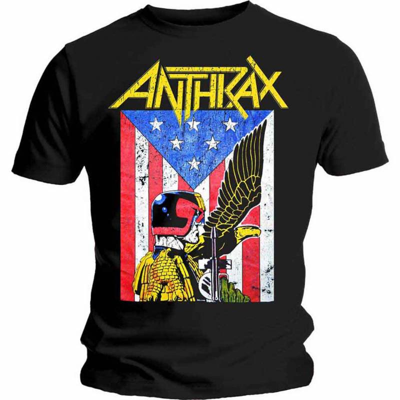 【予約商品】ANTHRAX バンドTシャツ ユニセックス: Dread Eagle (Black)