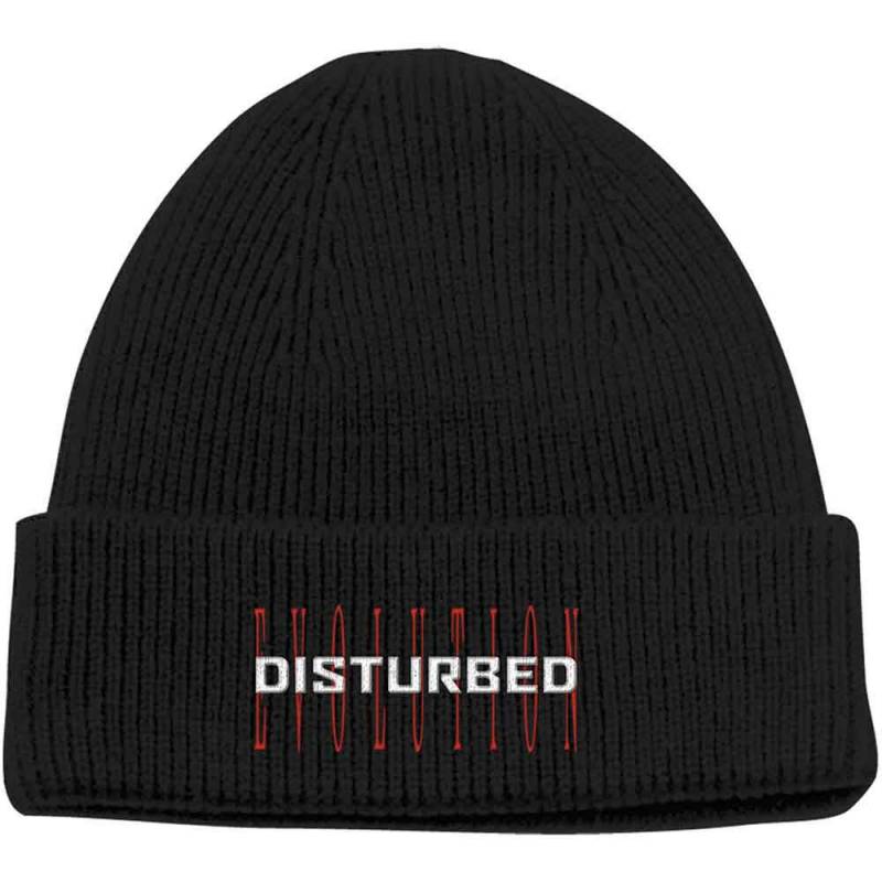 【予約商品】DISTURBED Unisex Beanie Hat: Evolution (Black)