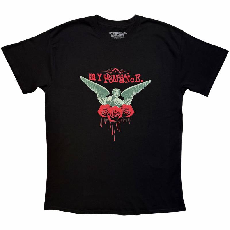 【予約商品】MY CHEMICAL ROMANCE バンドTシャツ ユニセックス: Angel of the Water (Black)
