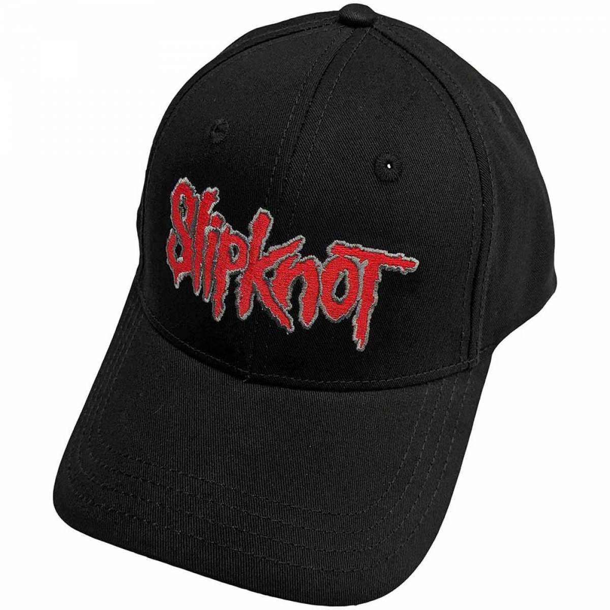 【予約商品】SLIPKNOT Unisex Baseball Cap: Text Logo (Black) - BLACK