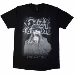 【予約商品】OZZY OSBOURNE バンドTシャツ ユニセックス: Ordinary Man Snake Rayograph (Black)