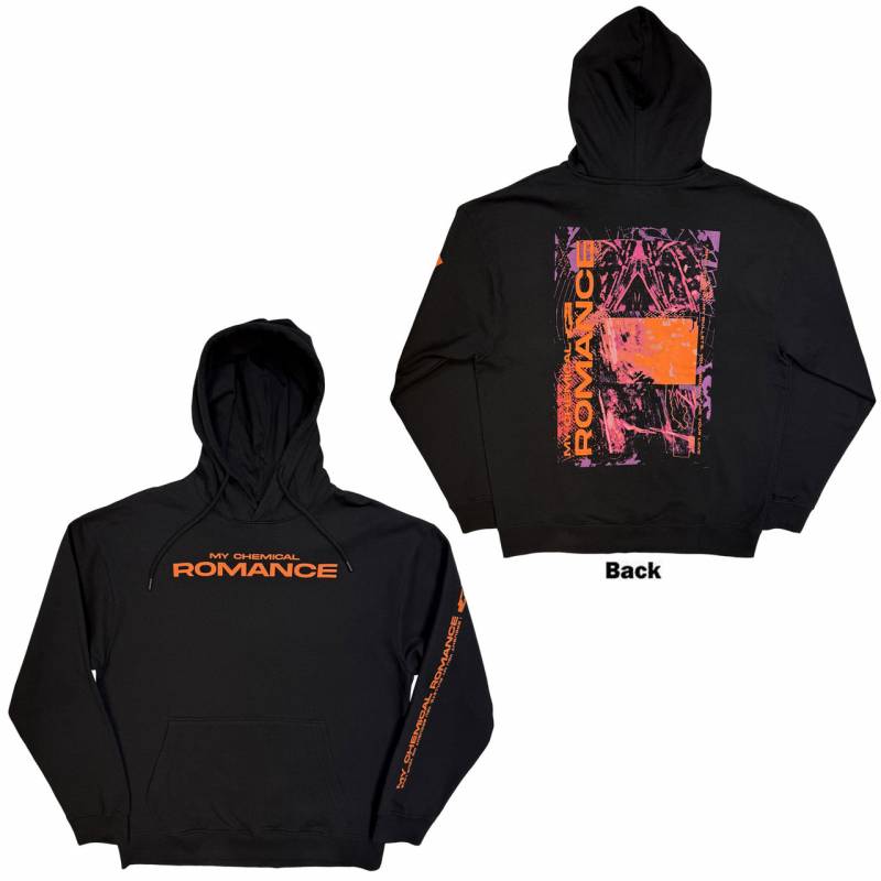【予約商品】MY CHEMICAL ROMANCE Unisex Pullover Hoodie: Romance Bullets (Black) (Back Print)