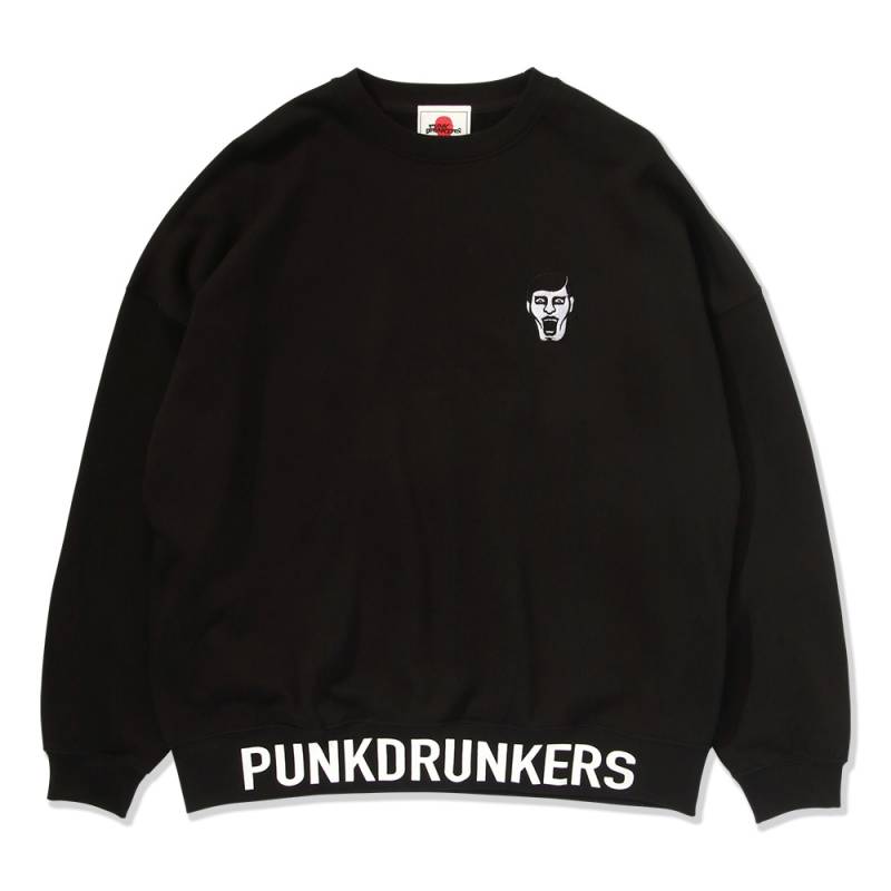 【予約商品】PUNK DRUNKERS (パンク・ドランカーズ) 変BIGトレーナー'2026 - BLACK