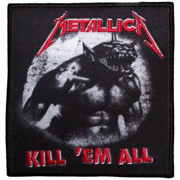 【予約商品】METALLICA Printed Patch: Kill 'Em All / Jump In The Fire (Standard Size)