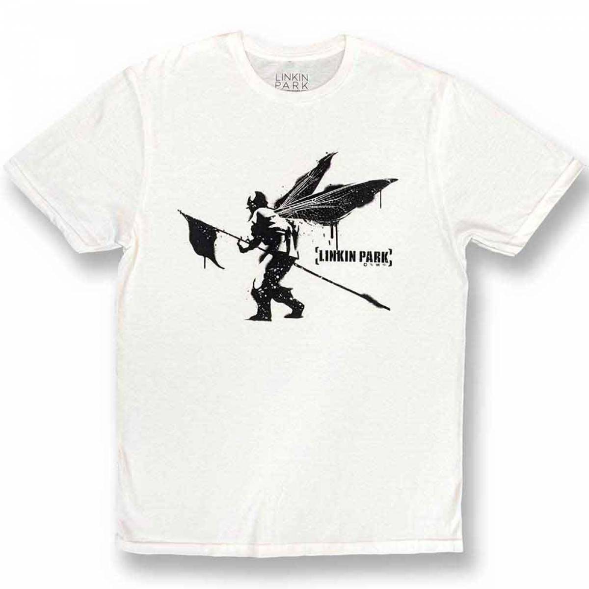 【予約商品】LINKIN PARK バンドTシャツ ユニセックス: Street Soldier - WHITE
