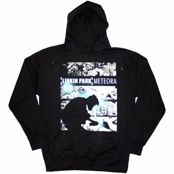 【予約商品】LINKIN PARK Unisex Pullover Hoodie: Meteora Drip Collage (Black) - BLACK