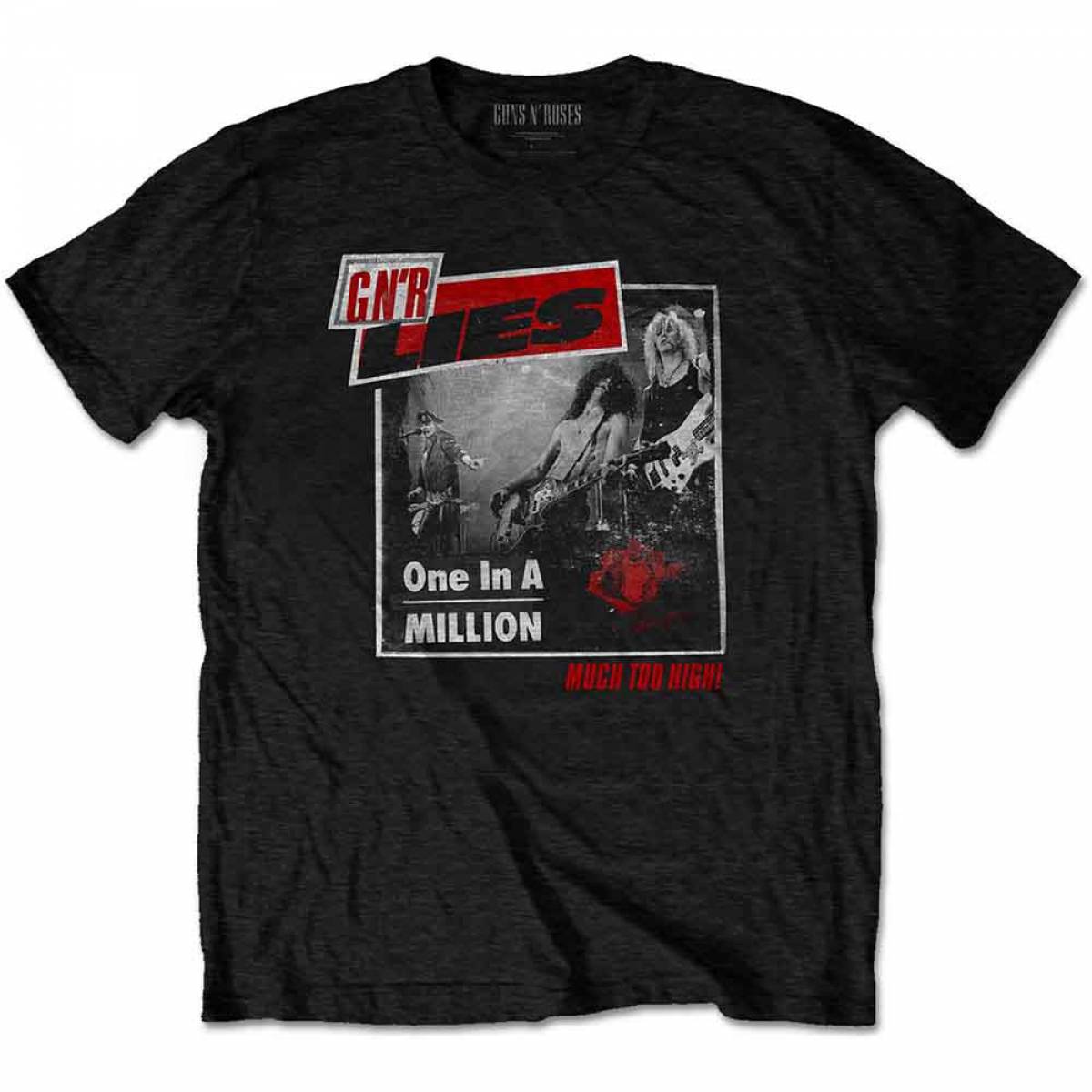 【予約商品】GUNS N' ROSES ユニセックスTシャツ: One in a Million