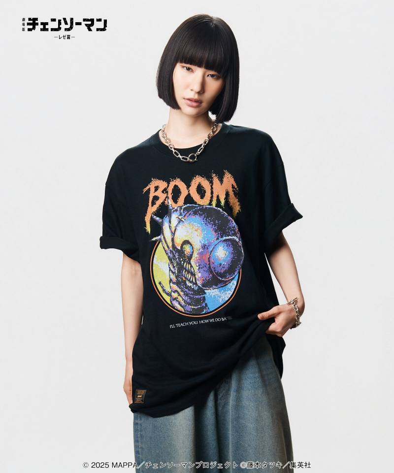 【予約商品】チェンソーマン×glamb(グラム) Bomb T-Shirt / ボム Tシャツ - Black
