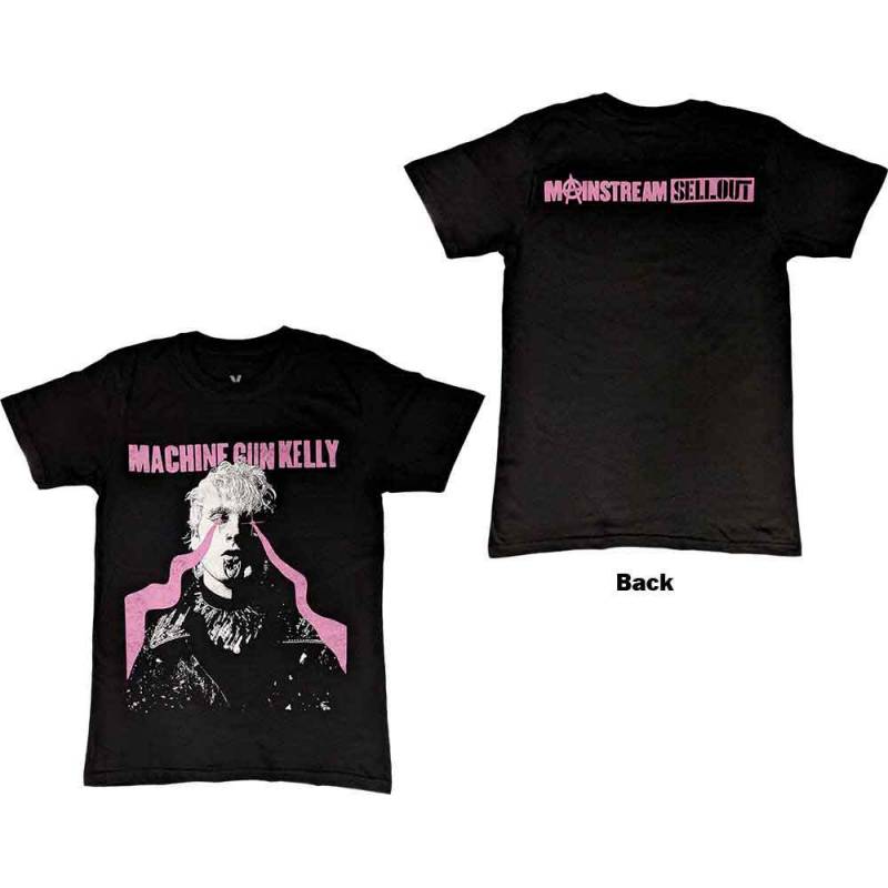 【予約商品】MACHINE GUN KELLY バンドTシャツ ユニセックス: Laser Eye (Black) (Back Print)