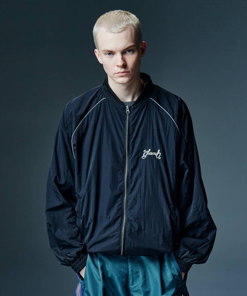 【予約商品】glamb(グラム) Spin Logo Jersey / スピンロゴジャージ - Black