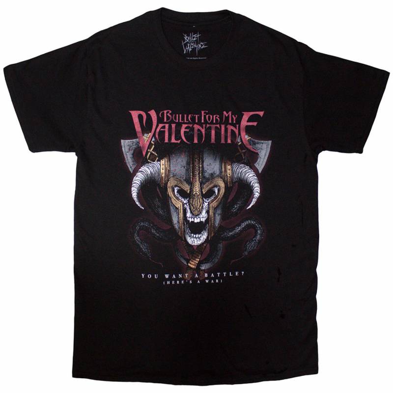 【予約商品】BULLET FOR MY VALENTINE バンドTシャツ ユニセックス: Viking (Black)