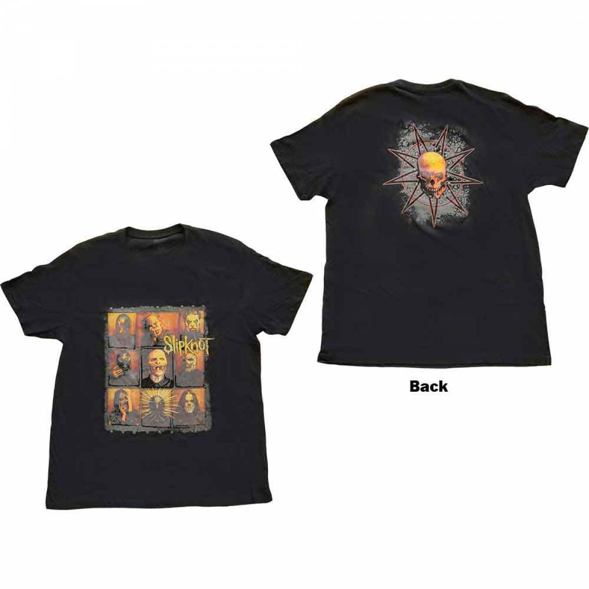 【予約商品】SLIPKNOT バンドTシャツ ユニセックス: Skeptic (Black) (Back Print) - BLACK