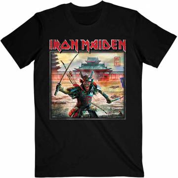 【予約商品】IRON MAIDEN バンドTシャツ ユニセックス: Senjutsu Album Palace Keyline Square - BLACK
