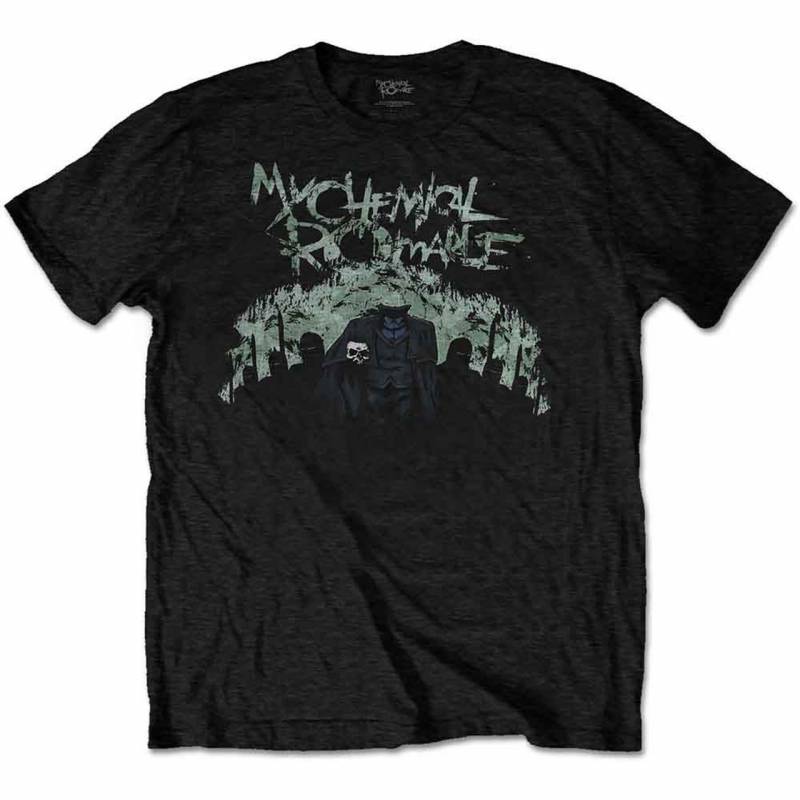 【予約商品】MY CHEMICAL ROMANCE バンドTシャツ ユニセックス: Knight Procession (Black)