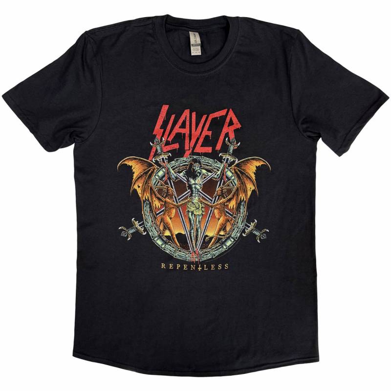 【予約商品】SLAYER バンドTシャツ ユニセックス: Demon Christ Repentless (Black)