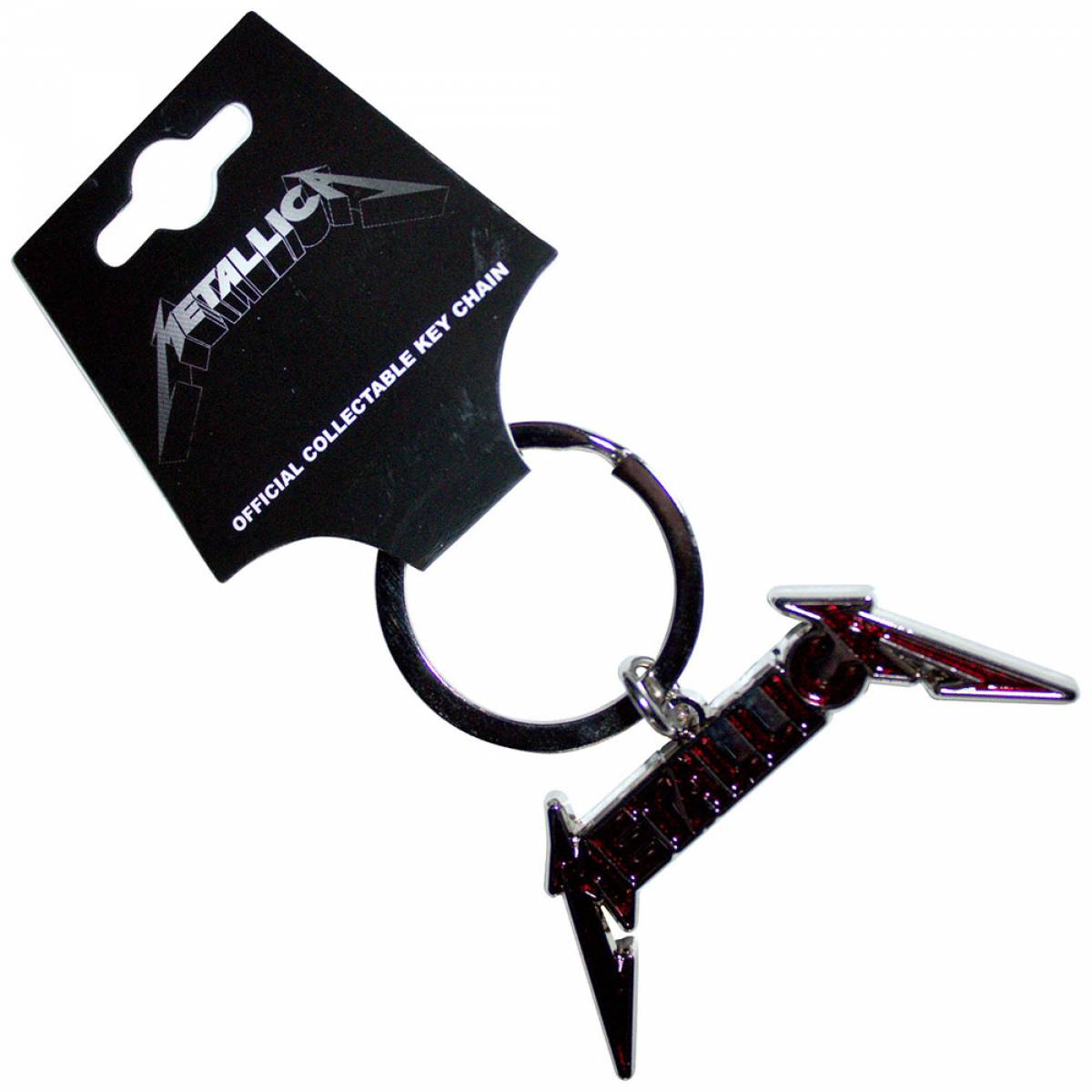 【予約商品】METALLICA Keychain: Bright Red Logo