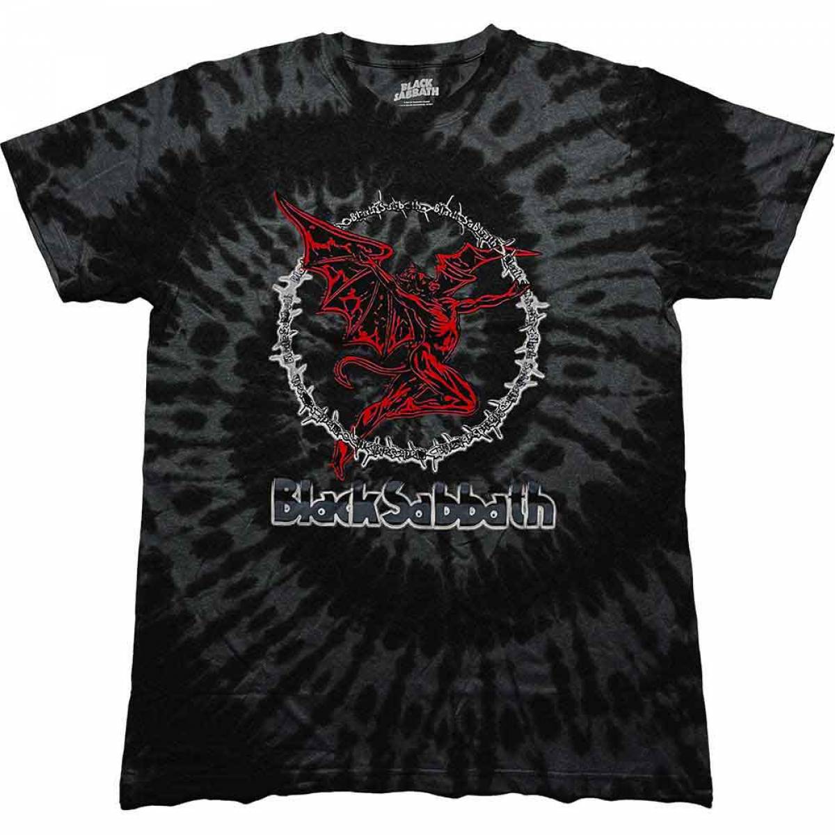 【予約商品】BLACK SABBATH バンドTシャツ ユニセックス: Red Henry (Wash Collection) - BLACK