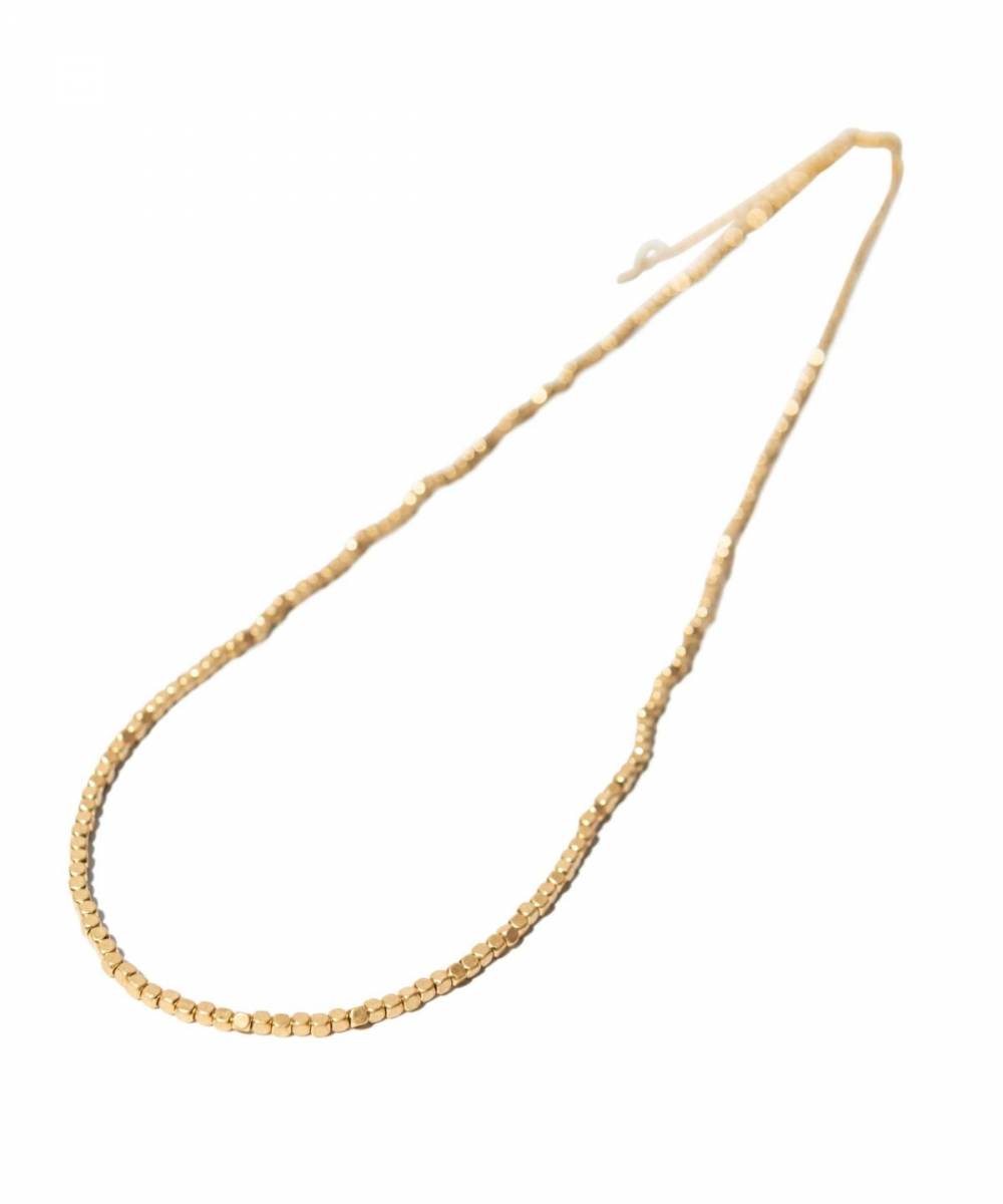 【予約商品】glamb (グラム)
GB0223/AC21 : Metal Beads Long Necklace / メタルビーズロングネックレス - Gold
