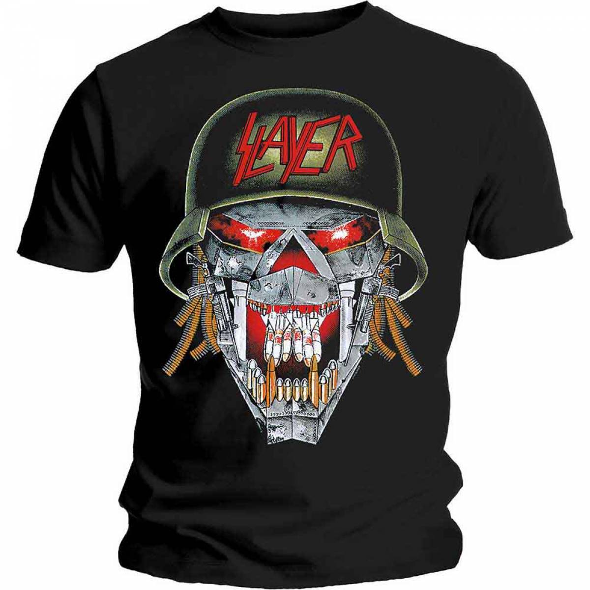 【予約商品】SLAYER バンドTシャツ ユニセックス: War Ensemble (Black) - BLACK