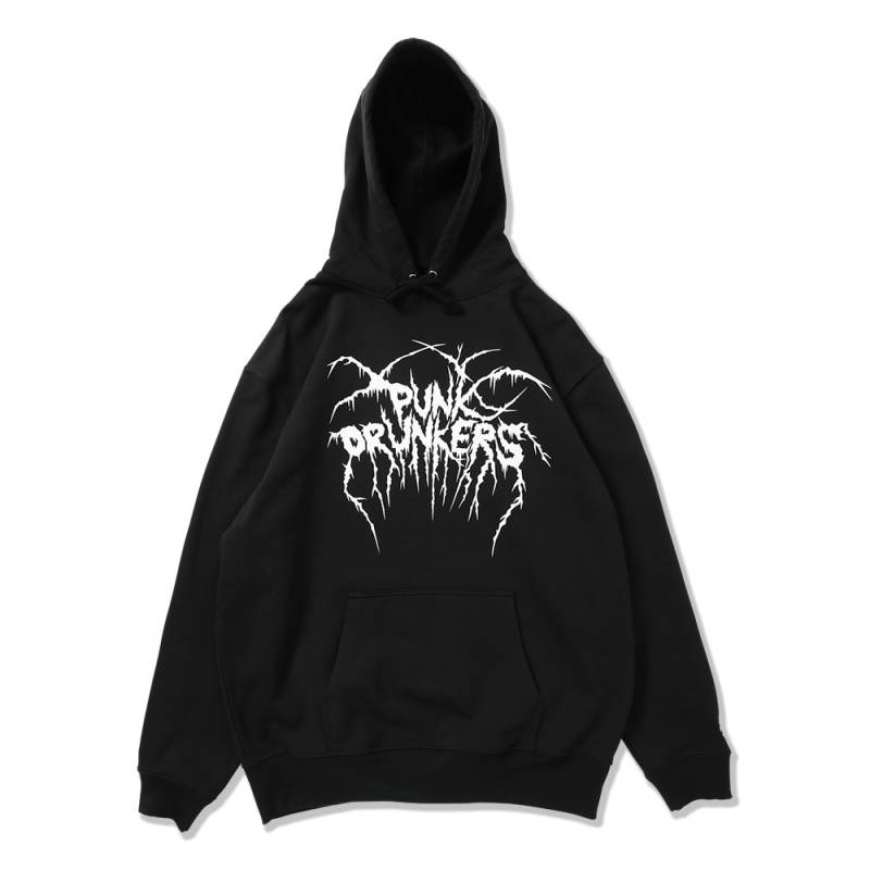 【予約商品】PUNK DRUNKERS (パンク・ドランカーズ) メタルアイツパーカ - BLACK