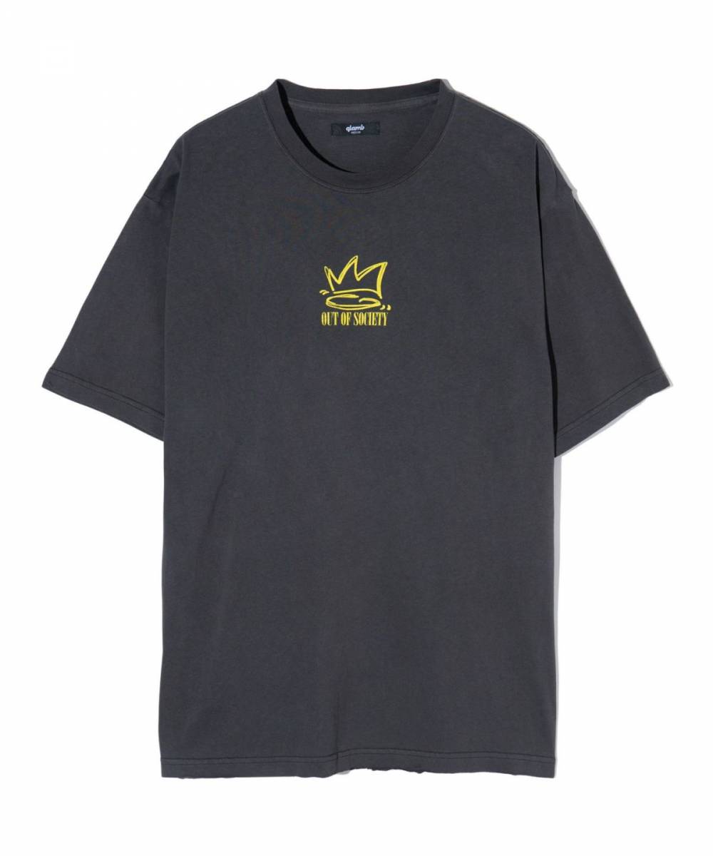 【予約商品】glamb(グラム) GB0424/CS06 : Out of Society T-Shirt / アウトオブソサイエティＴシャツ - Black