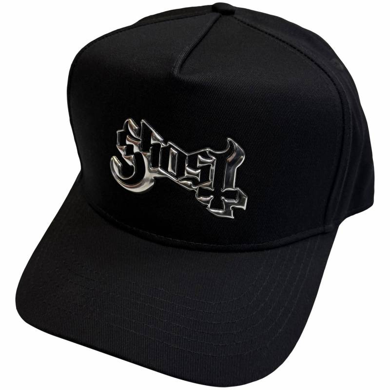 【予約商品】GHOST Unisex Baseball Cap: Sonic Silver Logo (Black)