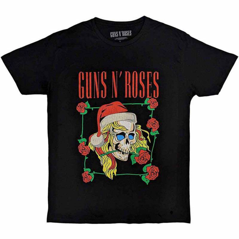 【予約商品】GUNS N' ROSES バンドTシャツ ユニセックス: Holiday Skull (Black)