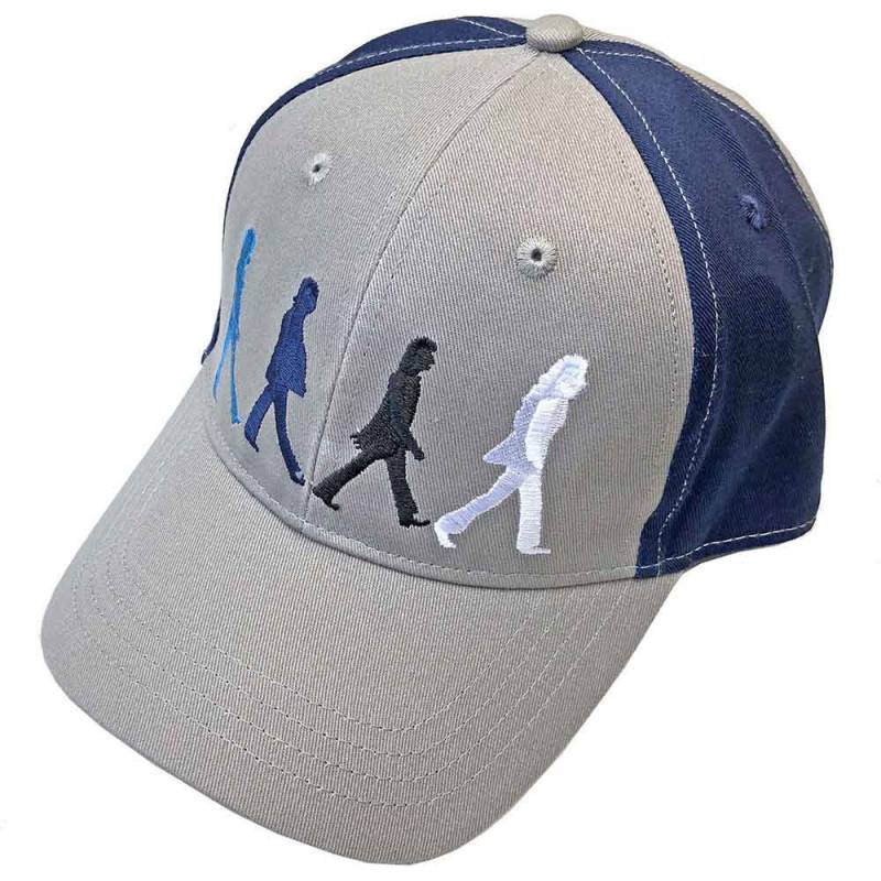 【予約商品】THE BEATLES Unisex Baseball Cap: Abbey Road Figures (Grey & Navy Blue) (2-Tone)