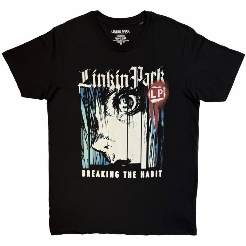 LINKIN PARK バンドTシャツ ユニセックス: Face (Black)