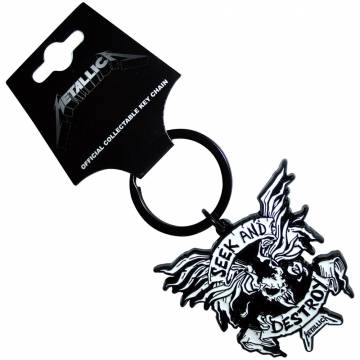 【予約商品】METALLICA Keychain: Seek & Destroy