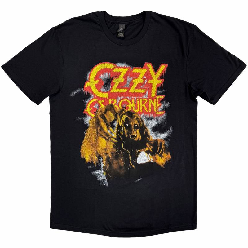【予約商品】OZZY OSBOURNE バンドTシャツ ユニセックス: Vintage Werewolf (Black)