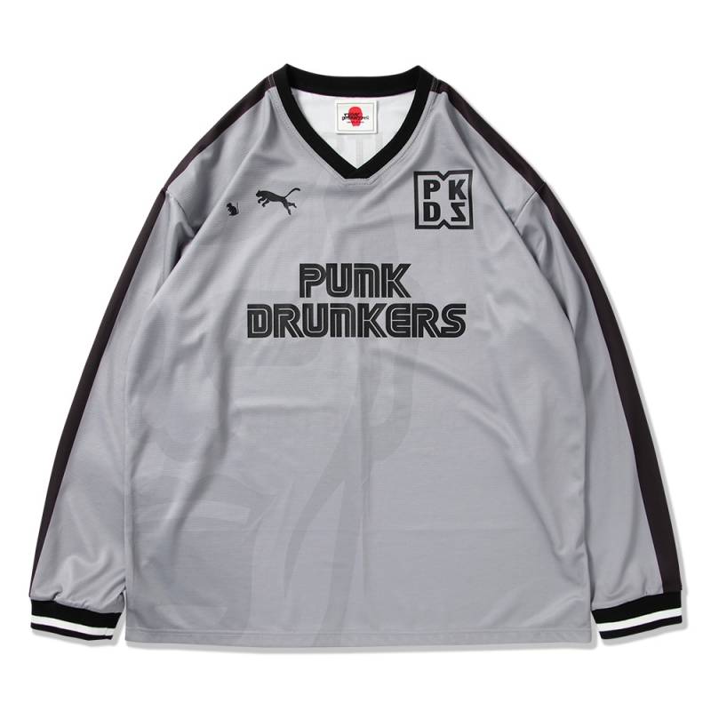 【予約商品】PUNK DRUNKERS (パンク・ドランカーズ) あいつゲームシャツ - GRAY