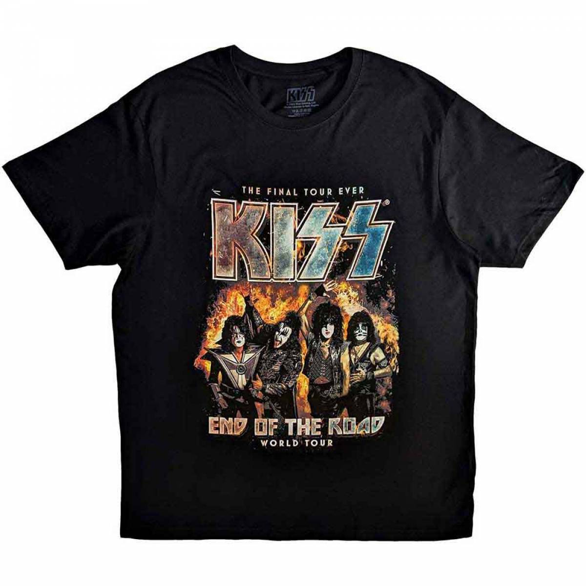 予約商品】KISS バンドTシャツ ユニセックス: End Of The Road