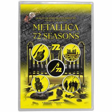 【予約商品】METALLICA Button Badge Pack: 72 Seasons