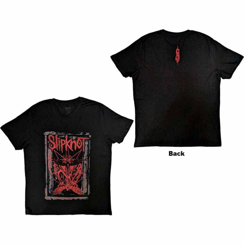 【予約商品】SLIPKNOT バンドTシャツ ユニセックス: Dead Effect (Black) (Back Print)